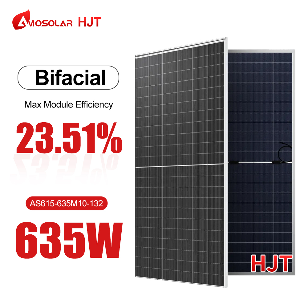 635w HJT solar panel