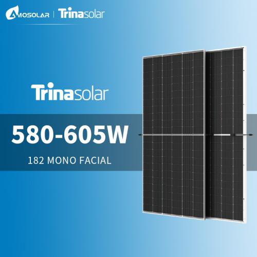 Bifacial Mono 182mm  485W 495W 505W Double Glass Cheap Solar Panels
