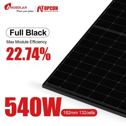 Full black solar pv modules