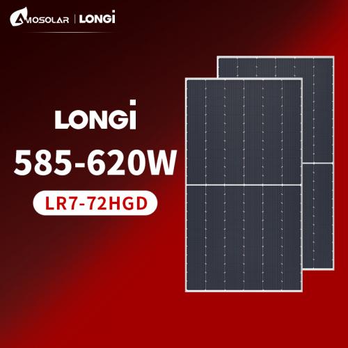 Bifacial Double Glass 182mm 144cell 585W 590W 595W 600W 605W 610W 615W 620W Mono Cheap Solar Panel