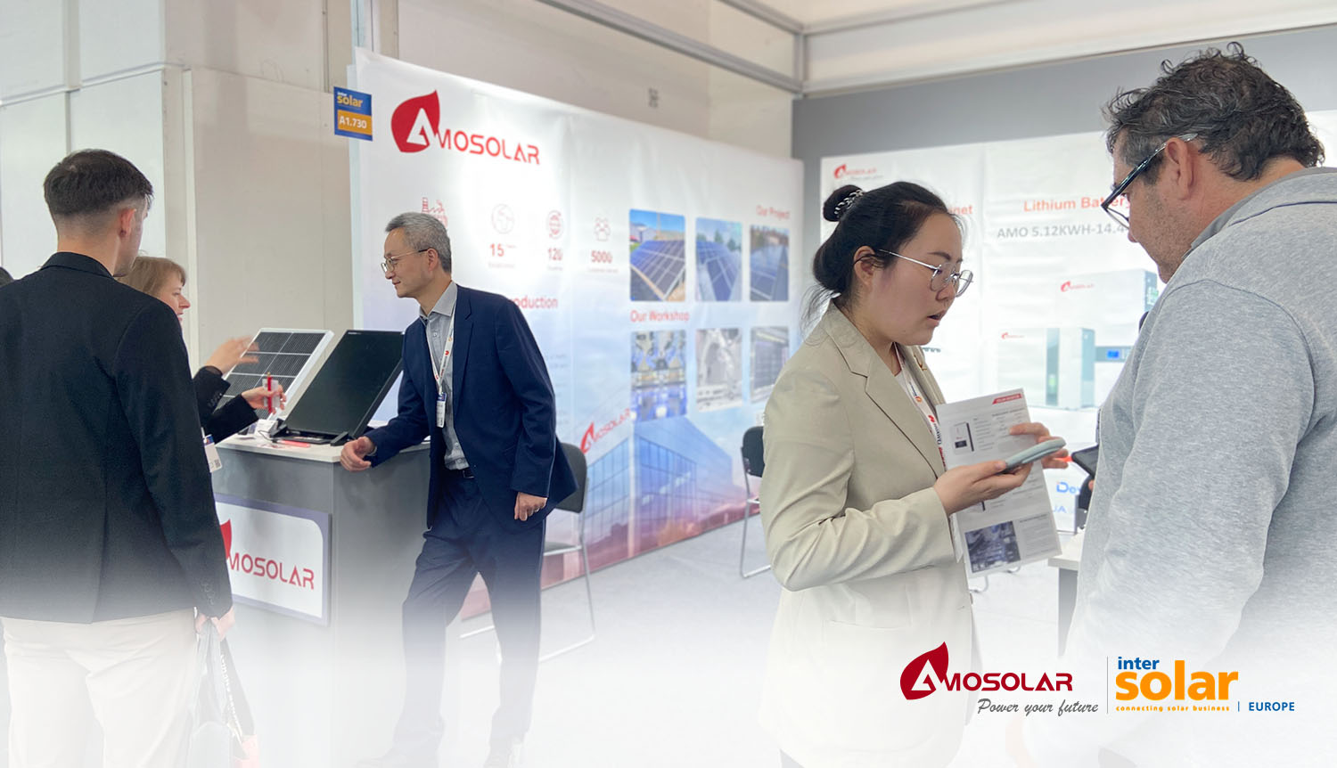 Amosolar na Smarter E Europe 2025 em Munique