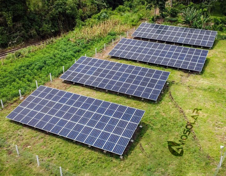 Sistema fotovoltaico solar do campo de jogos de Brasil 94.0KWP
        