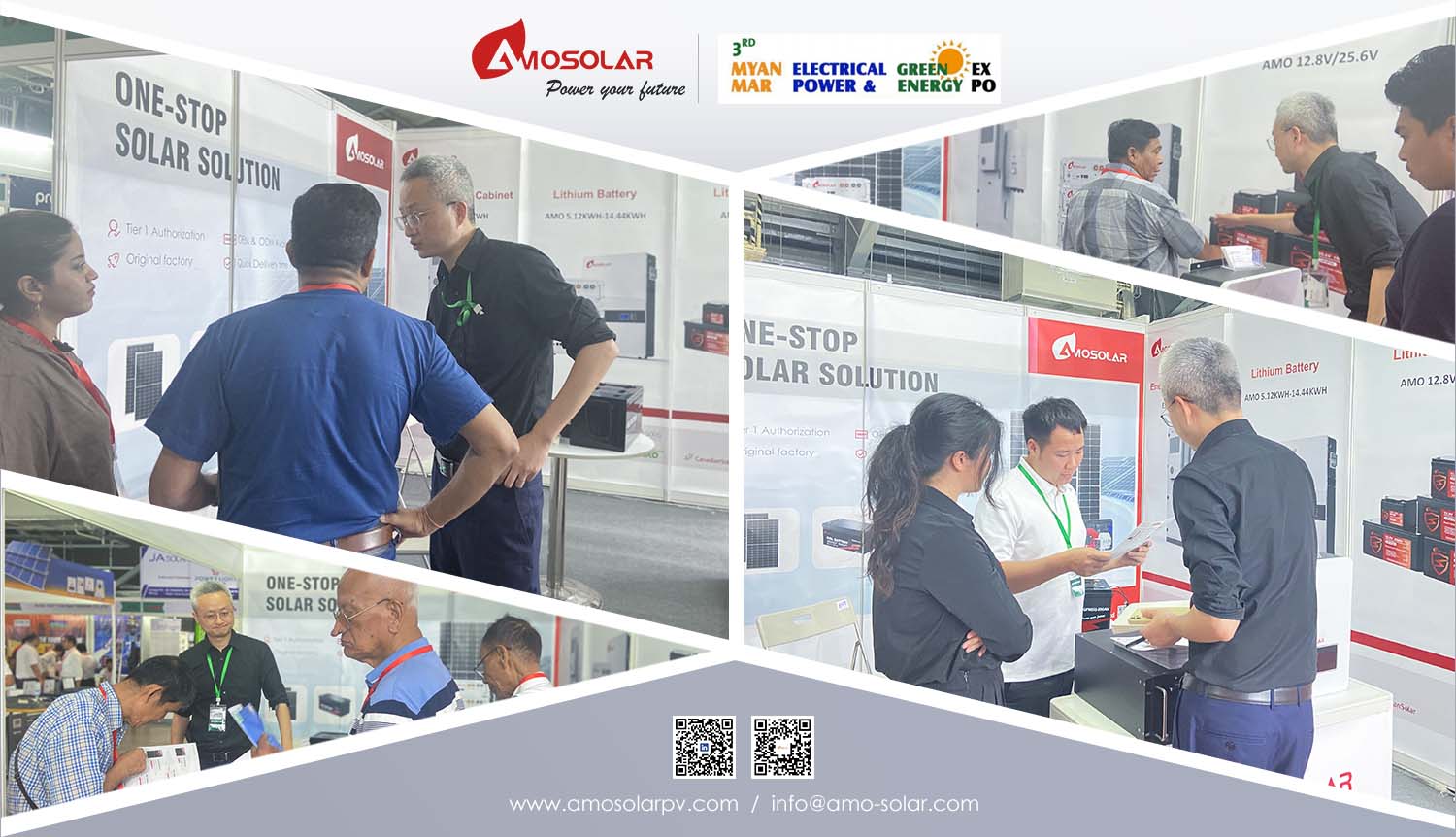 Amosolar conclui com sucesso a Myanmar Solar Expo 2025