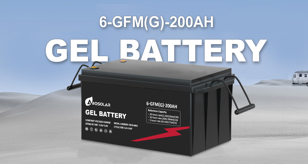 Envio de contêiner completo de baterias de chumbo-ácido de gel 6-GFM(G)-200AH